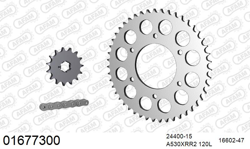 Zestaw napędowy AFAM do KAWASAKI KH 750 H2 Mach IV