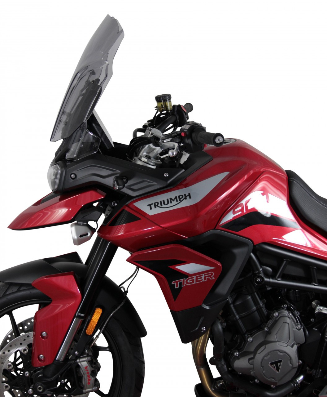 Szyba motocyklowa MRA TRIUMPH TIGER 900 /GT PRO 2019-, forma TM, przyciemniana