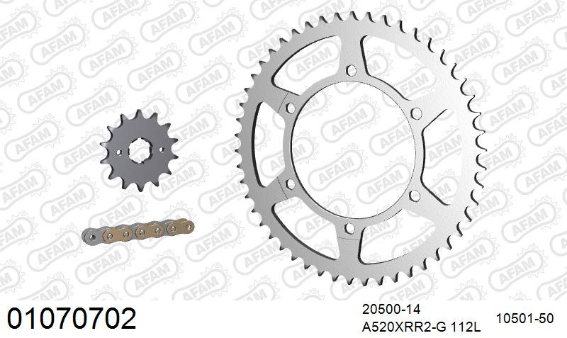 Zestaw napędowy AFAM do HONDA XR 600 R J,K,L