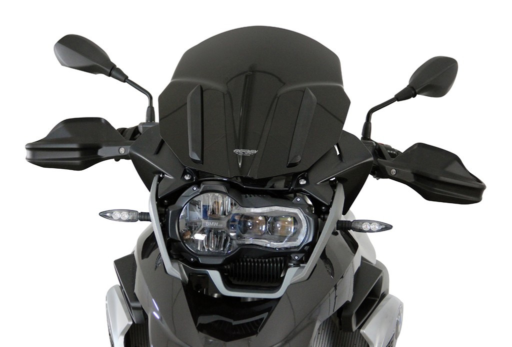 Szyba motocyklowa MRA BMW R 1200 GS RALLYE R12W 2017-, forma TM, czarna