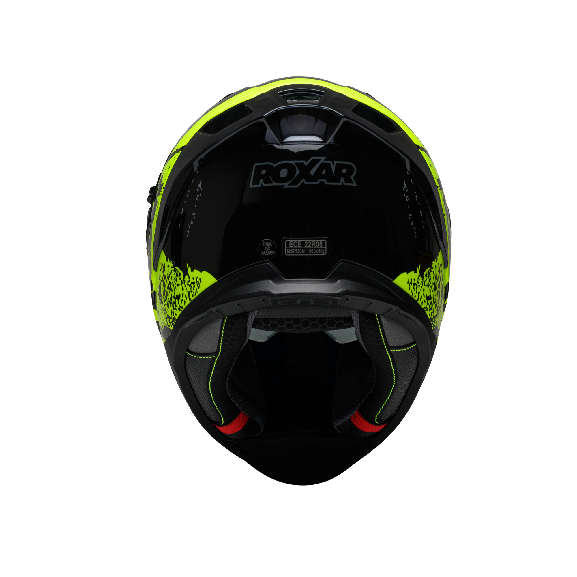 ROXAR HELMETS Kask motocyklowy ROXAR BAYAMO EVO TOXIC Czarny fluo