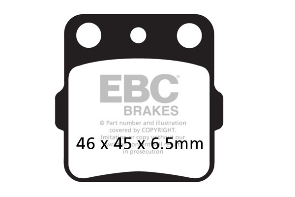 EBC Brakes Klocki hamulcowe EBC FA084/3TT (kpl. na 1 tarcze)
