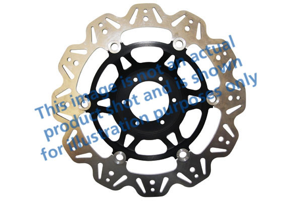 Tarcza hamulcowa motocyklowa EBC VR2105BLK VEE, czarna