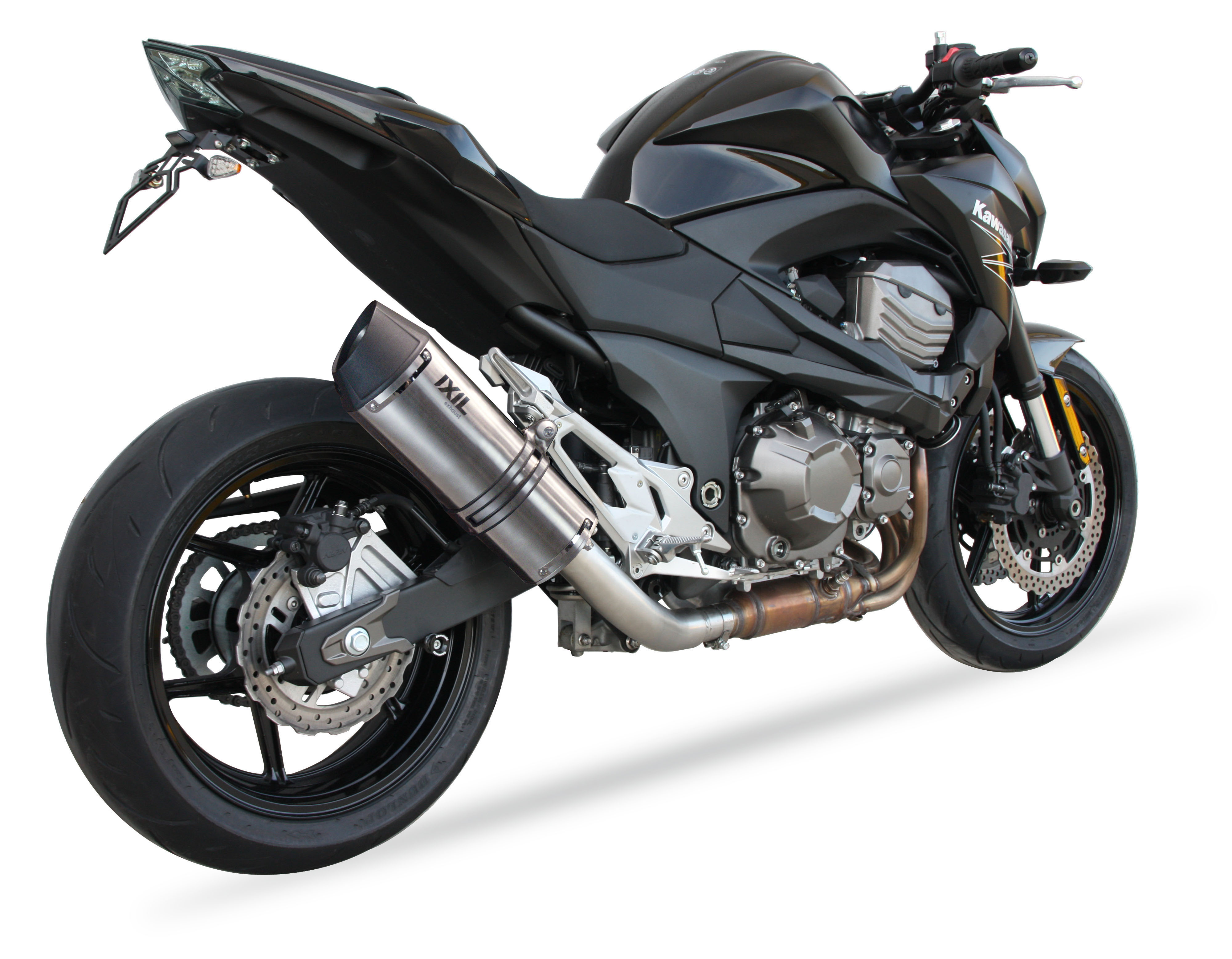 Tłumik IXIL KAWASAKI Z 800 e 13-16 (ZR800C ZR800D) typ SOVE (waga: 3000g, długość: 423 mm., materiał: Inox AISI304, kolor: Black