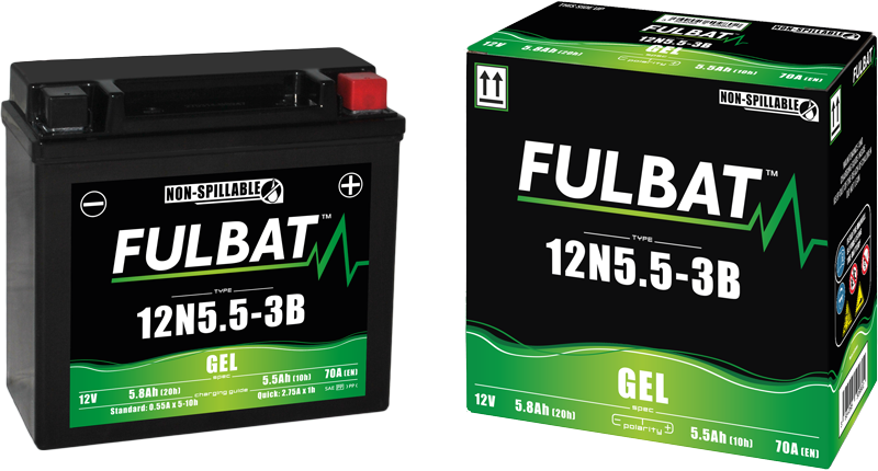 Akumulator FULBAT FUL GEL - 12N5.5-3B (Żelowy, bezobsługowy)