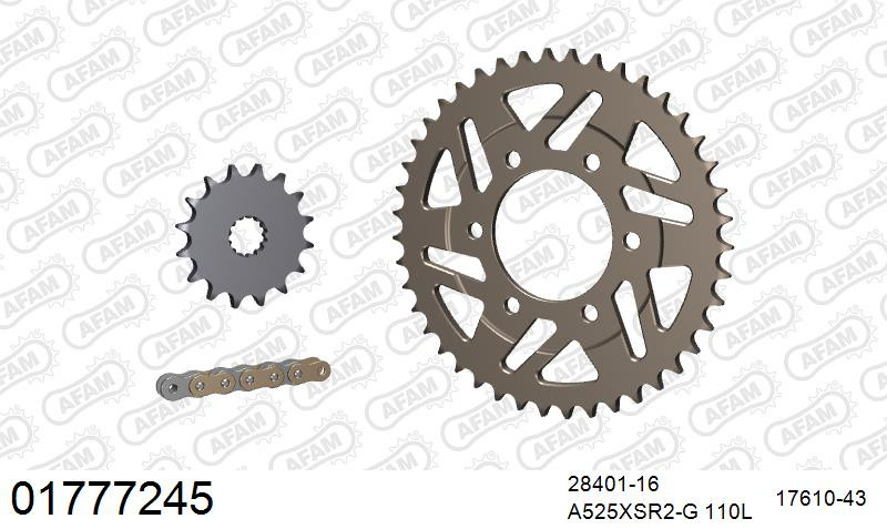 Zestaw napędowy AFAM do KAWASAKI Ninja ZX 7 R P1,P2,P3,P4,P5,P6,P7,P8F