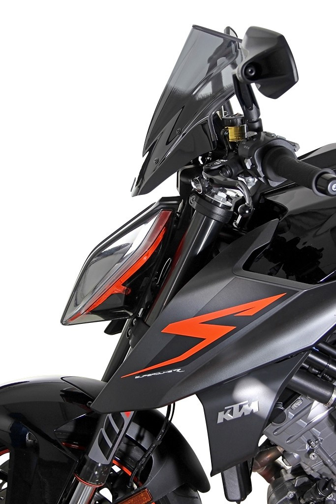 Szyba motocyklowa MRA KTM 1290 SUPER DUKE R KTM SUPERDUKE 2017-2019, forma NRM, przyciemniana