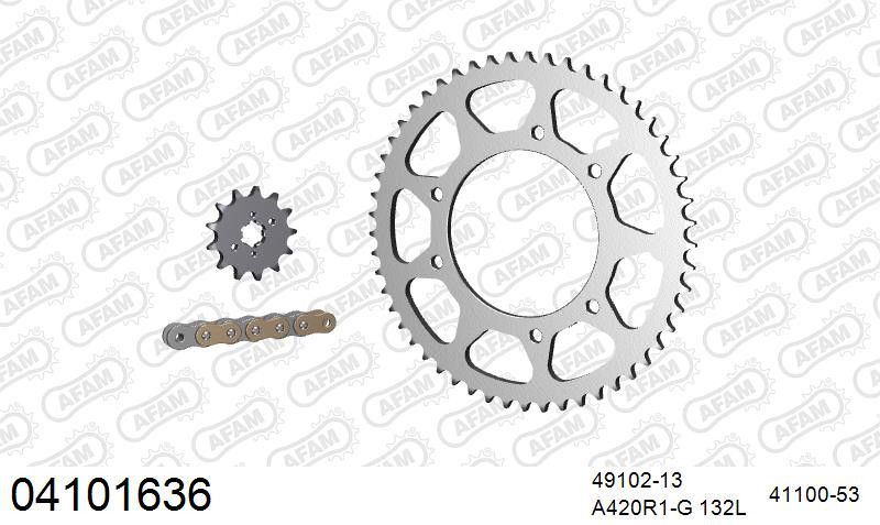 Zestaw napędowy AFAM do BULTACO SM 50 Astro
