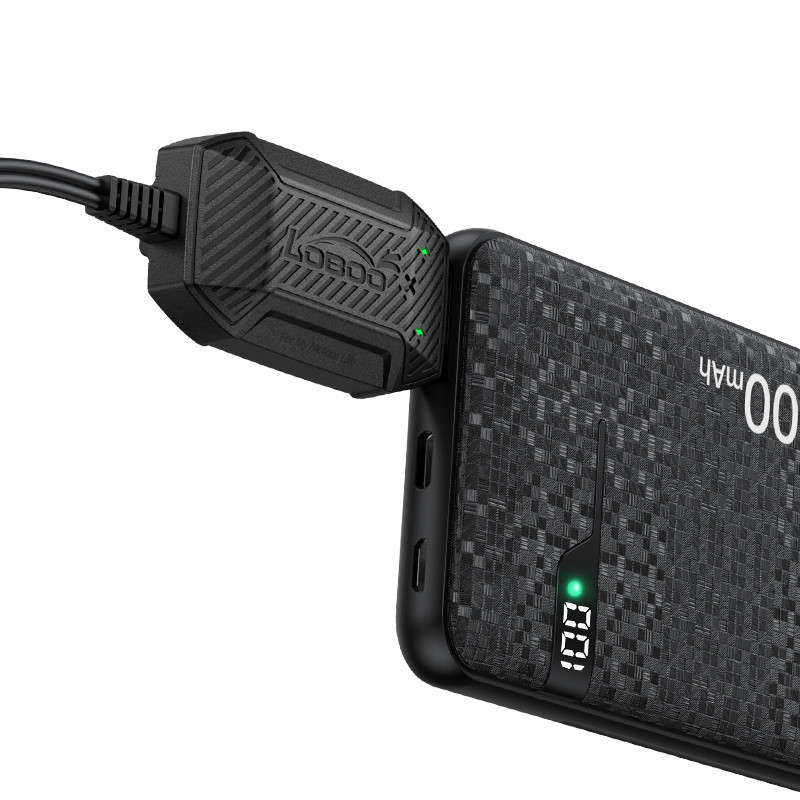 LOBOO Inteligenta Mini ładowarka do akumulatorów 12V (kwasowe, żelowe, litowe), USB