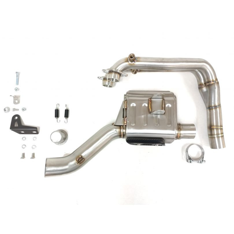 Tłumik IXIL APRILIA TUONO 660 21-23 (KV KS) typ RC (waga: 800g, długość: 230 mm., materiał: Inox AISI304, kolor: Bright resin) F