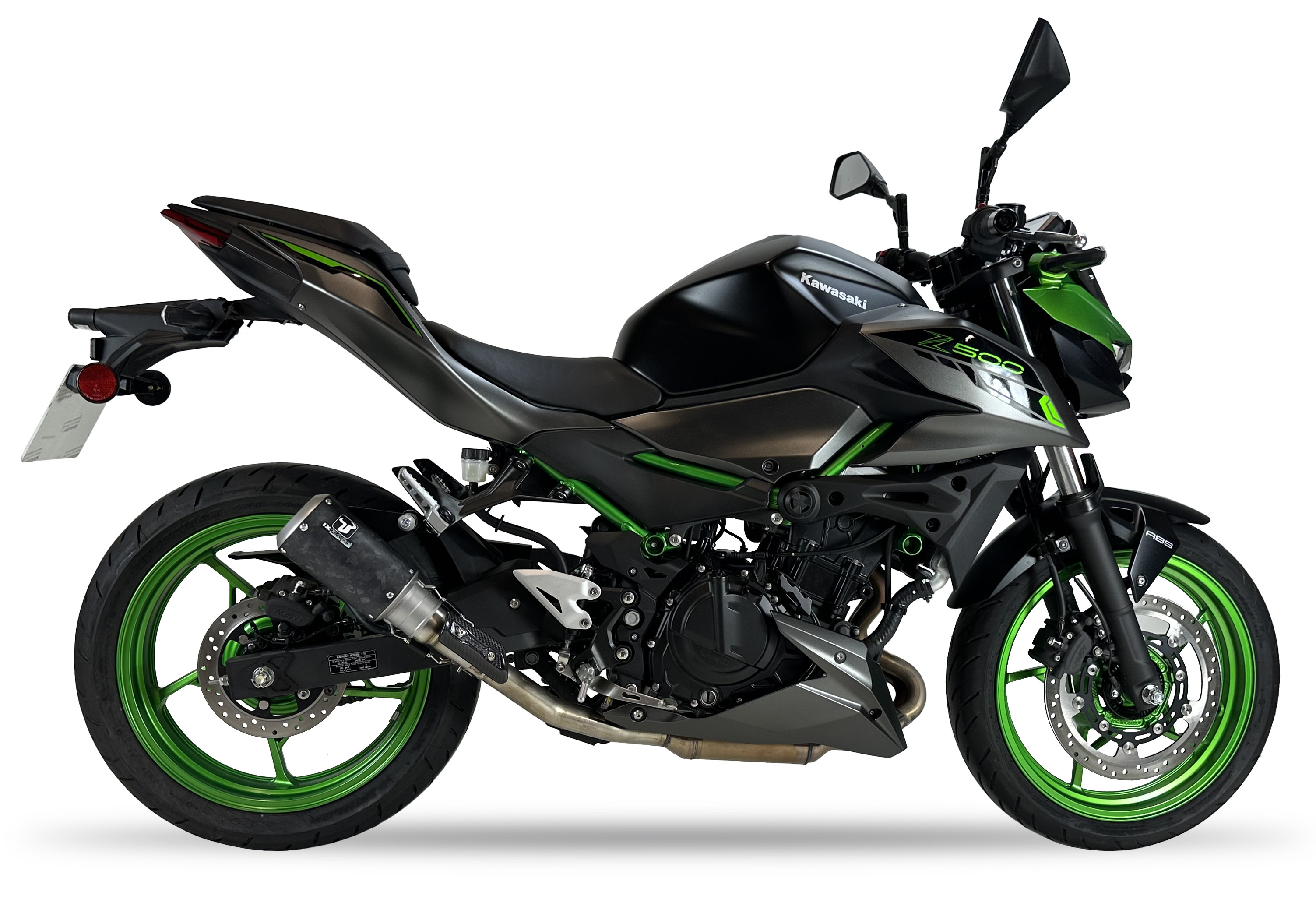 Tłumik IXRACE KAWASAKI Z 500 2024 (ER500E) typ MK2C MK2 CARBON FORGED