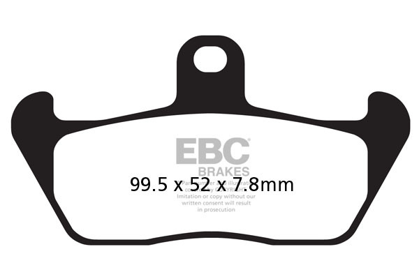 Klocki hamulcowe EBC FA163 (kpl. na 1 tarcze)