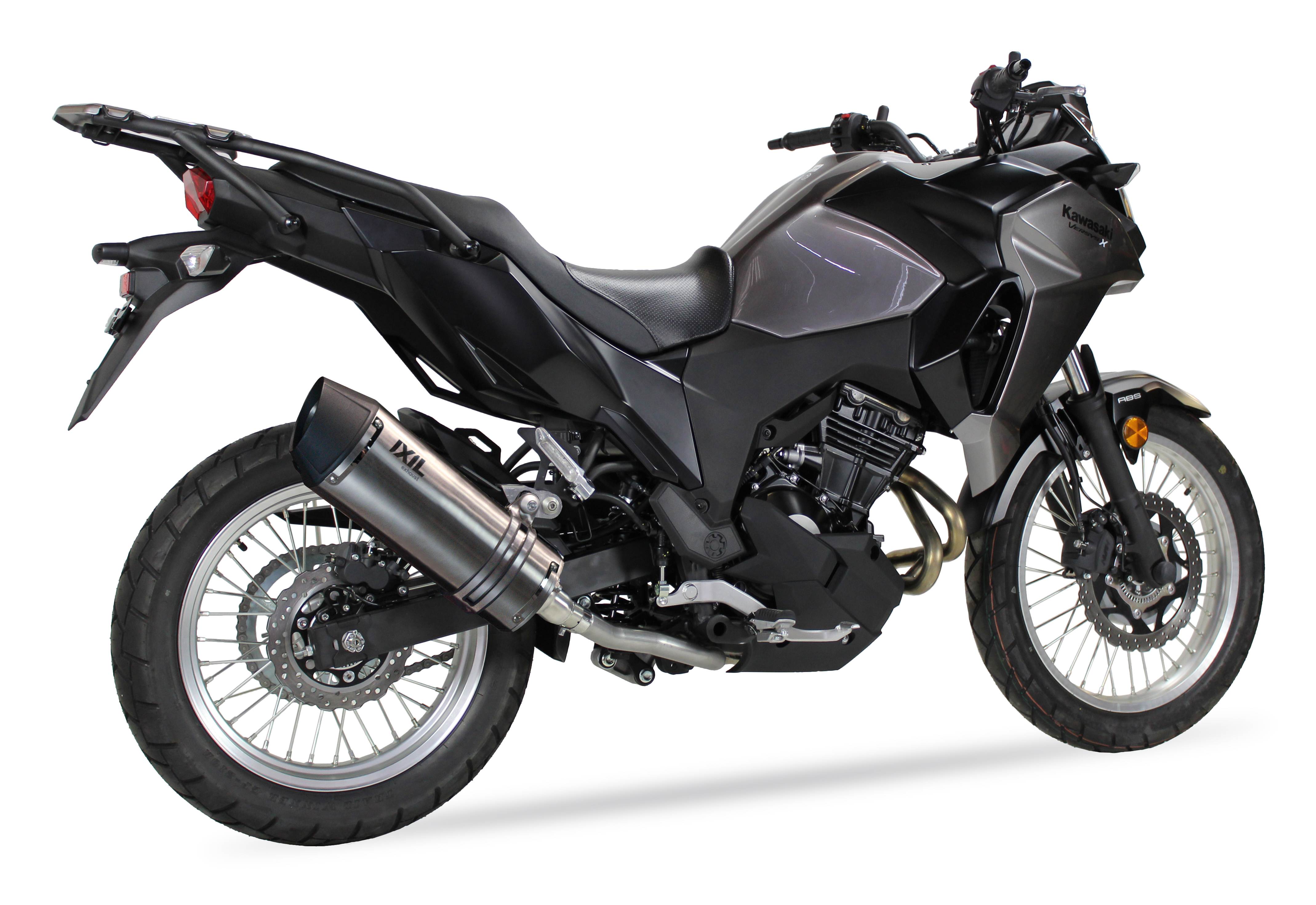 Tłumik IXIL KAWASAKI VERSYS-X 300 17-21 (LE300C) typ SOVE (waga: 3000g, długość: 423 mm., materiał: Inox AISI304, kolor: Black p