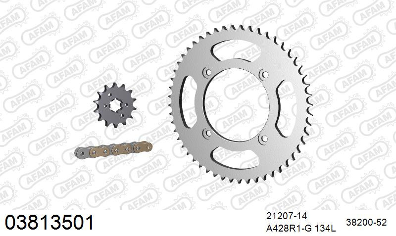 Zestaw napędowy AFAM do BETA RE 125 Enduro, RR 125 Enduro, RR 125 Enduro AC