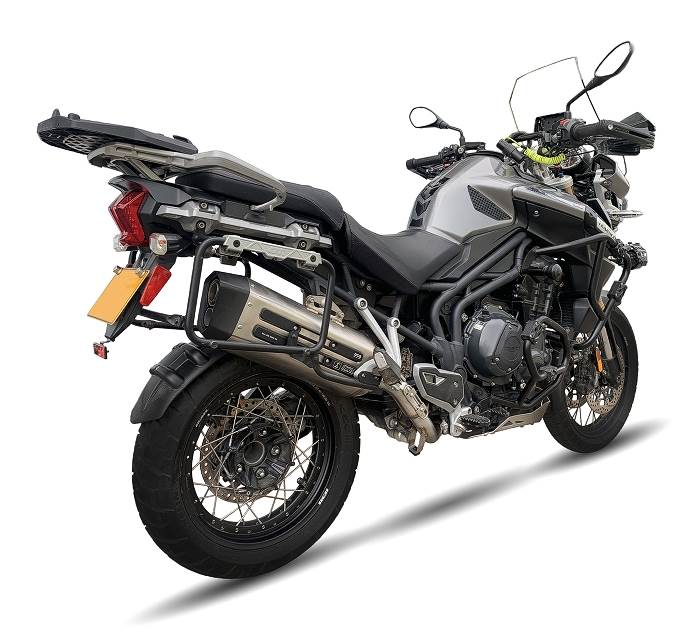 Tłumik IXIL TRIUMPH TIGER 1200 12-22 (V13VG V201 V301) typ MXT (waga: 4920g, długość: 540 mm., materiał: Inox AISI304, kolor: Bl