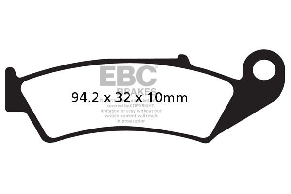 EBC Brakes Klocki hamulcowe EBC FA143 (kpl. na 1 tarcze)