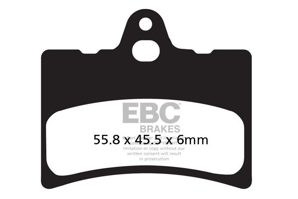 EBC Brakes Klocki hamulcowe EBC FA156 (kpl. na 1 tarcze)
