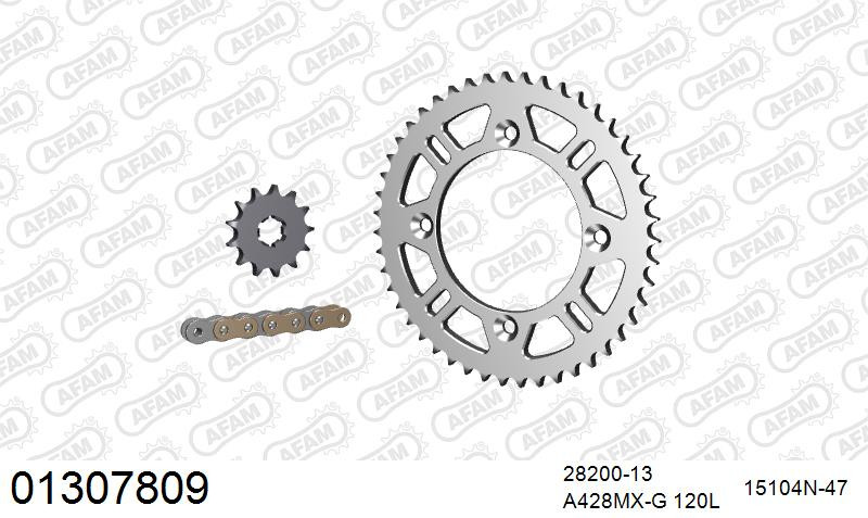 Zestaw napędowy AFAM do YAMAHA YZ 80 Small Wheels E,F,G,H,J,K,L,M,N