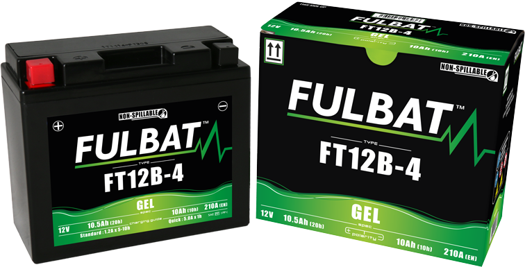 Akumulator FULBAT FUL GEL - FT12B-4 / YT12B-4 (Żelowy, bezobsługowy)