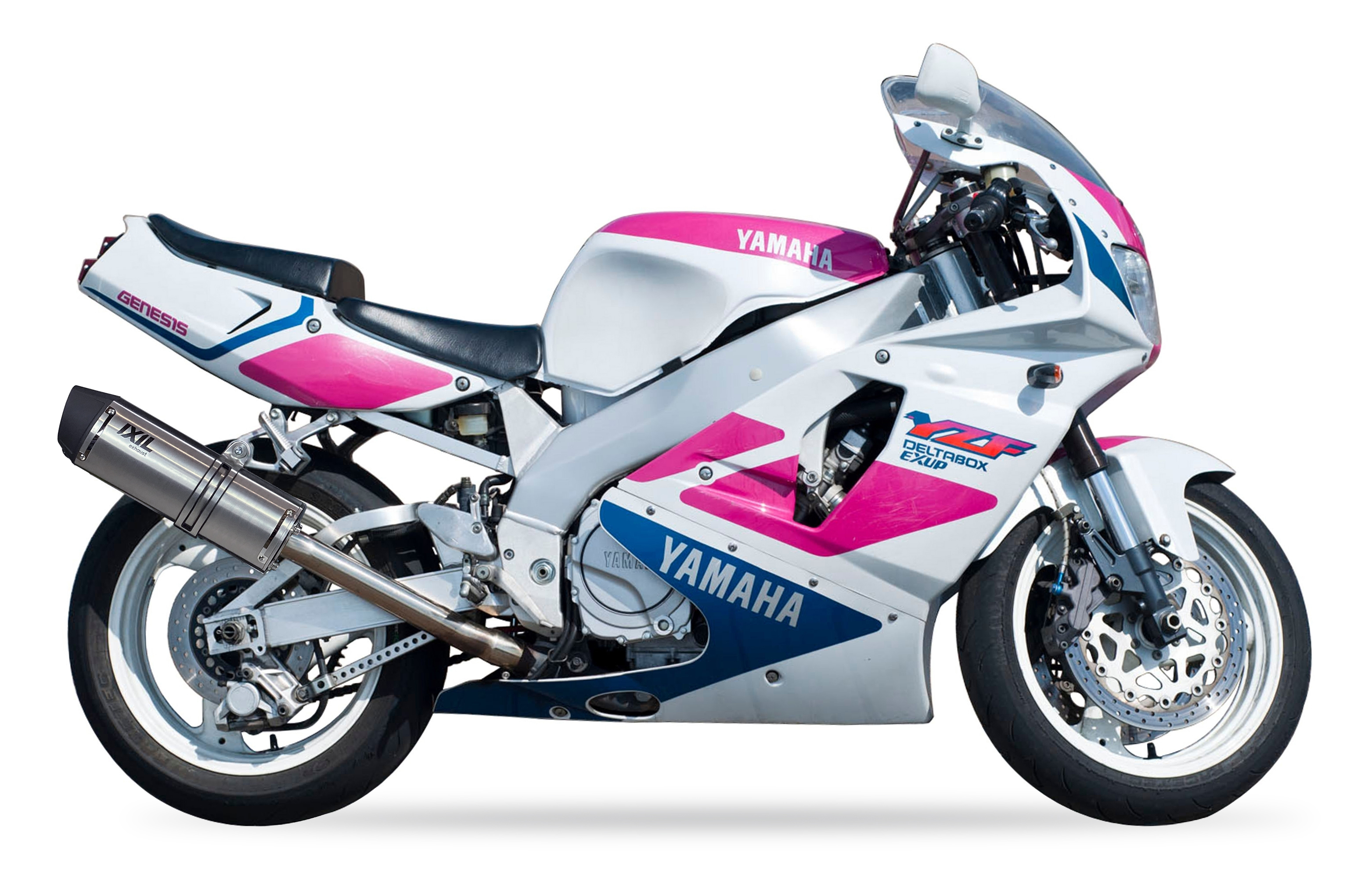 Tłumik IXIL YAMAHA YZF 750 R (4HDS) typ SOVE (waga: 3000g, długość: 423 mm., materiał: Inox AISI304, kolor: Black painted) SLIP