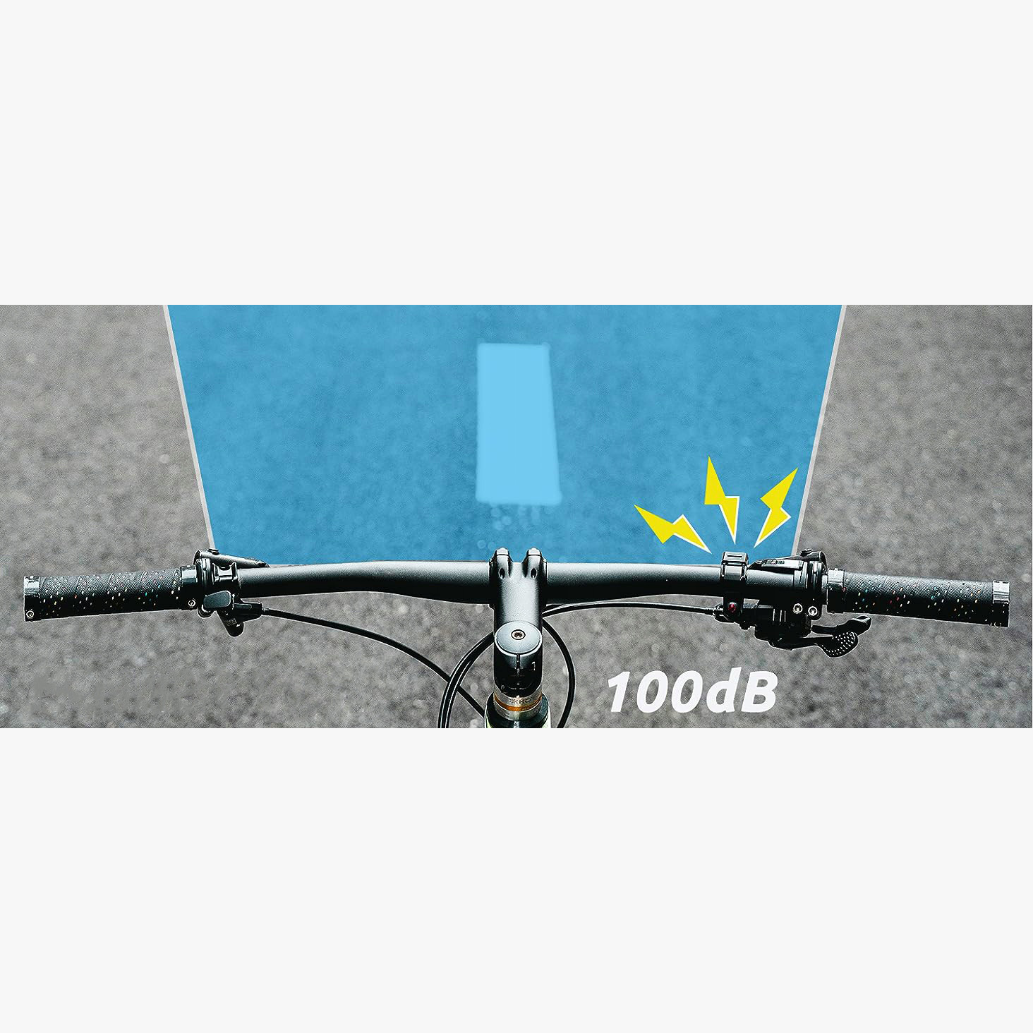Dzwonek rowerowy do roweru ROCKBROS aluminiowy mocny na kierownicę 100dB czarny