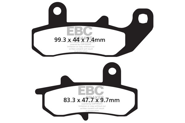 EBC Brakes Klocki hamulcowe EBC FA157 (kpl. na 1 tarcze)
