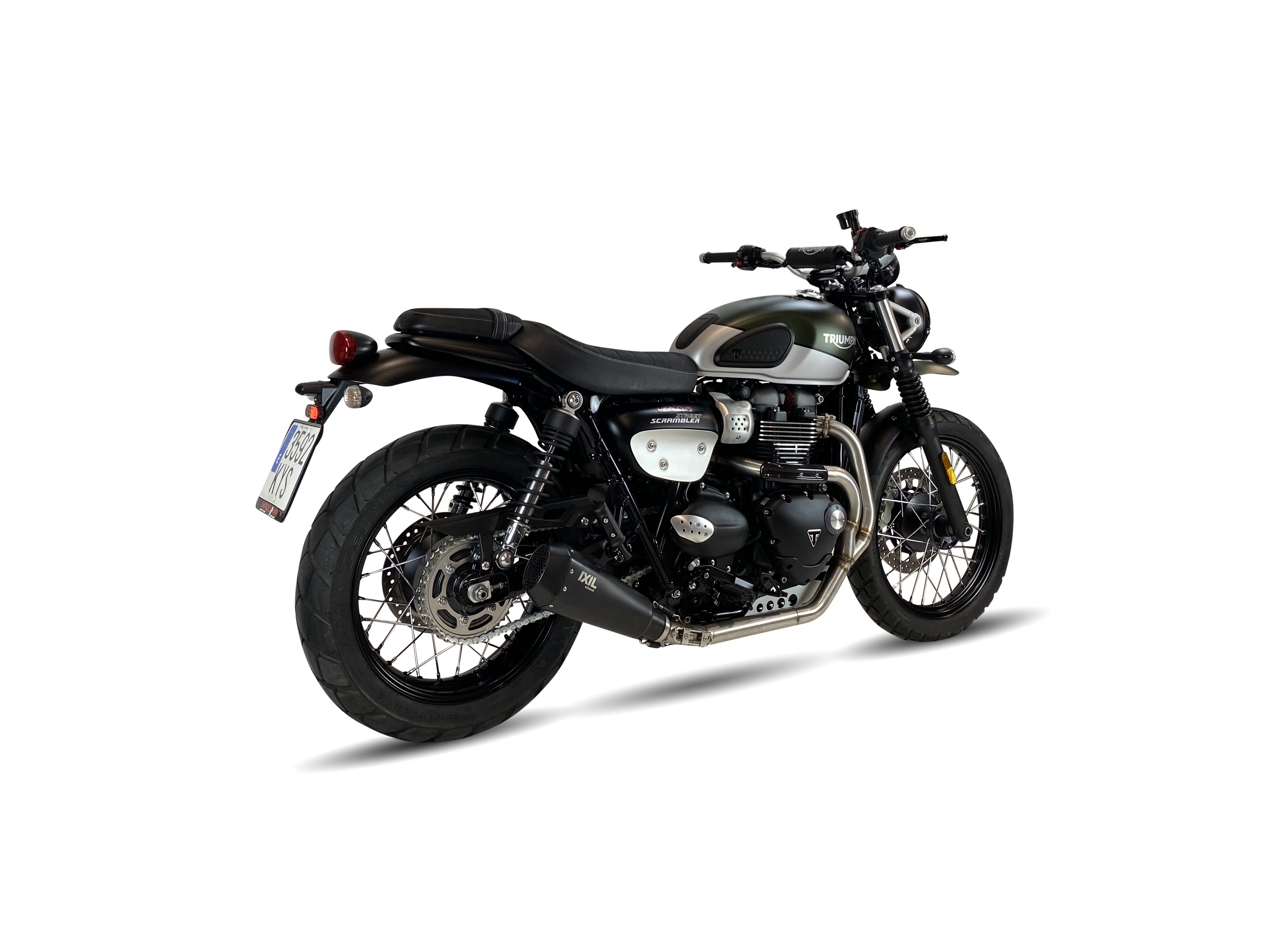 Tłumik IXIL TRIUMPH STREET SCRAMBLER 900 17-22 (DC01 DC02 DC03 DC04) typ RB (waga: 900g, długość: 230 mm., materiał: Inox AISI30