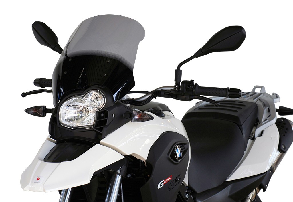 Szyba motocyklowa MRA BMW G 650 GS E650G 2011-, forma T, czarna