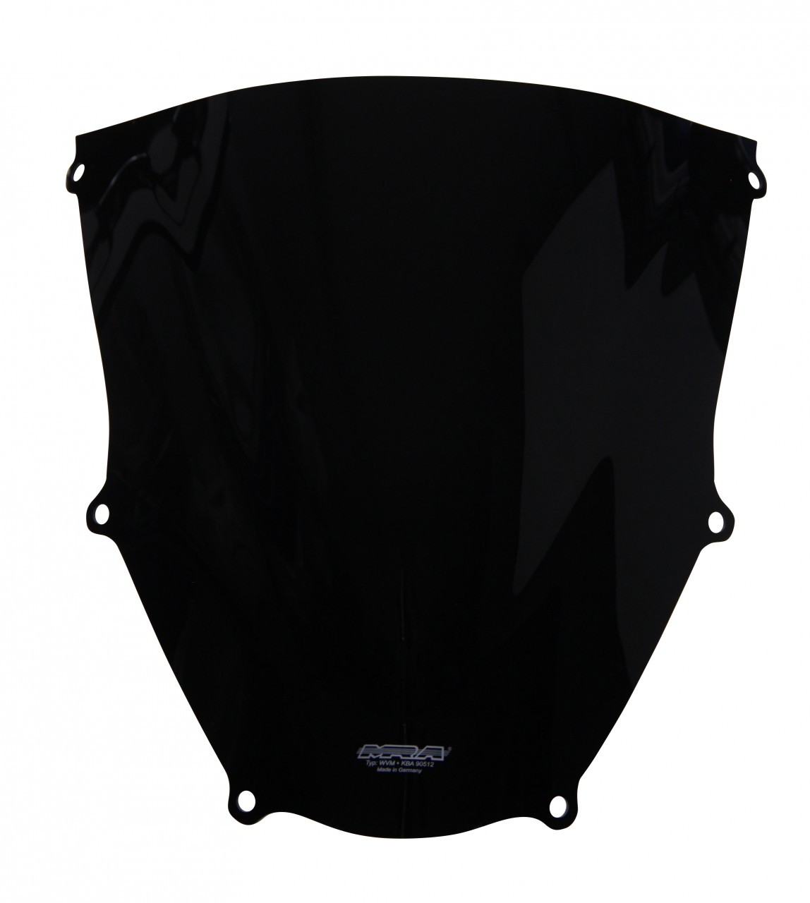 Szyba motocyklowa MRA KAWASAKI ZX 9 R ZX900E 2000-, forma R, czarna