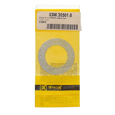 ProX Pierścienie Dystansowe Korbowodu Silver CRF250R '04-20 30x50x1.0
