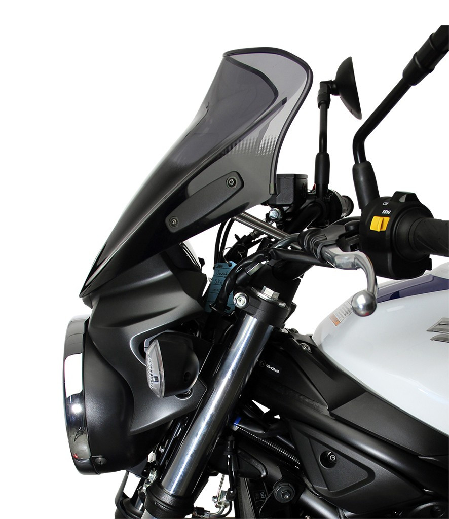 Szyba motocyklowa MRA SUZUKI SV 650 WCX0 / WCX1 2016-, forma NSN, czarna