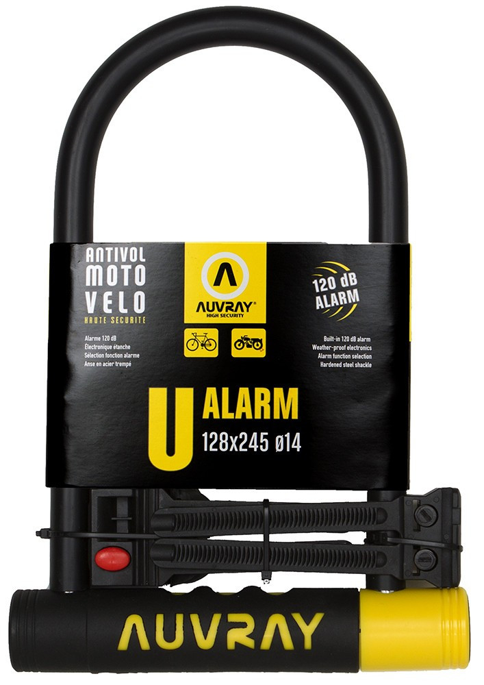 AUVRAY zapięcie U-LOCK Z ALARMEM - 128 x 245mm, średnica bolca 14mm