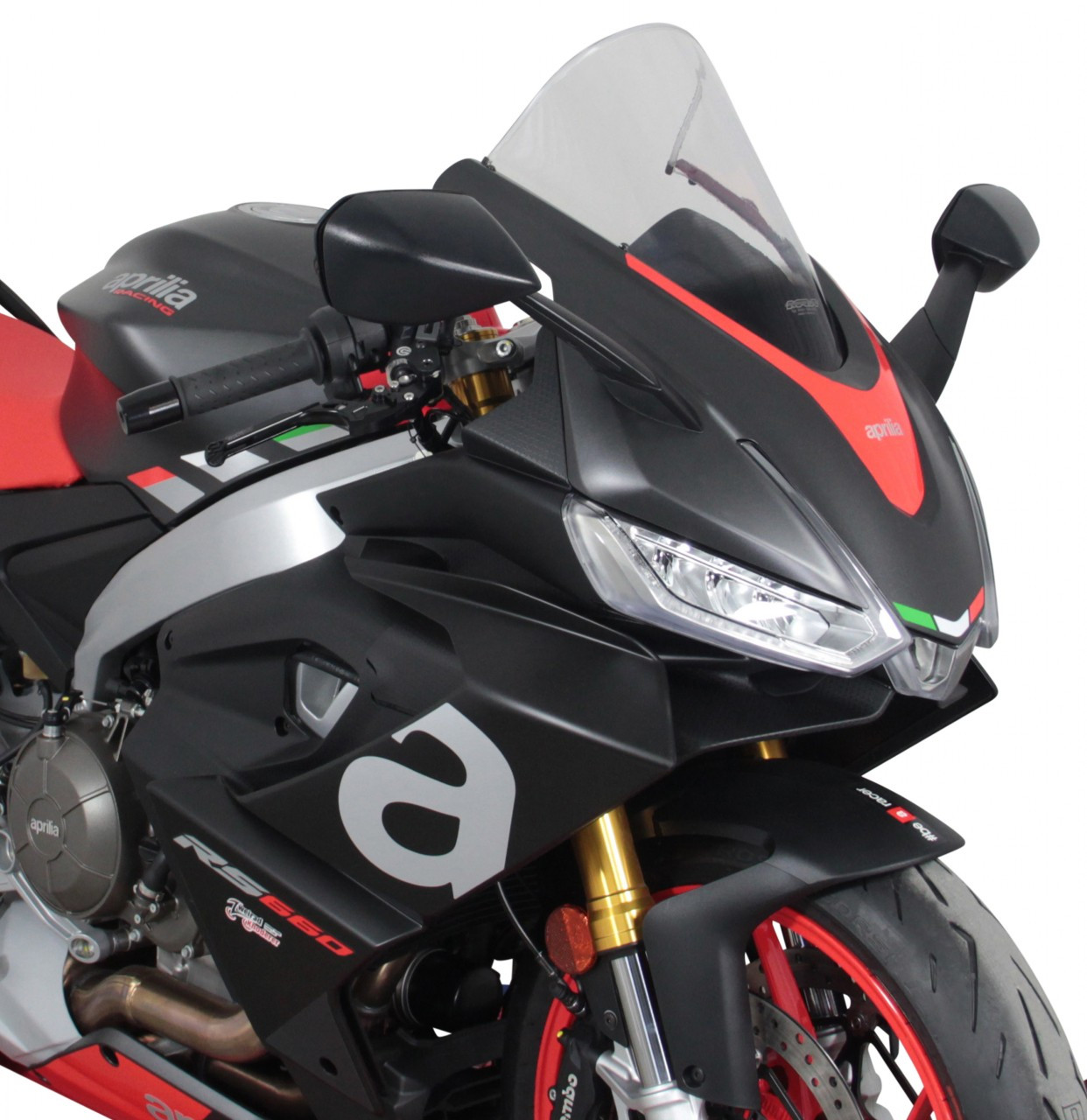 Szyba motocyklowa MRA APRILIA RS 660 2021-, forma R, bezbarwna