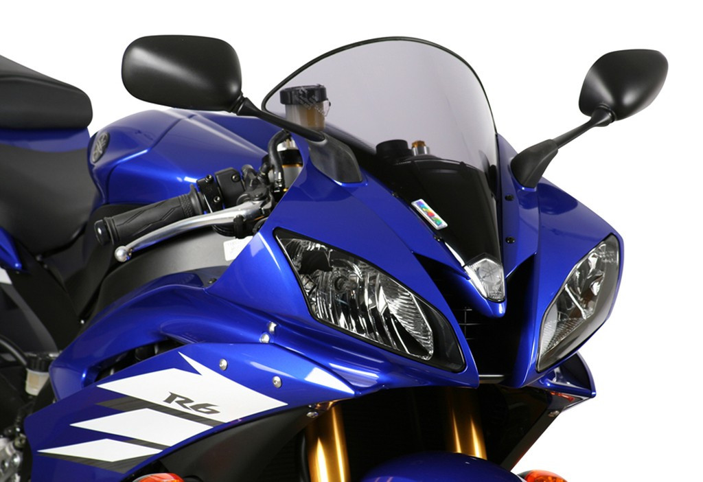 Szyba motocyklowa MRA YAMAHA YZF R 6 RJ11 2006-2007, forma O, przyciemniana