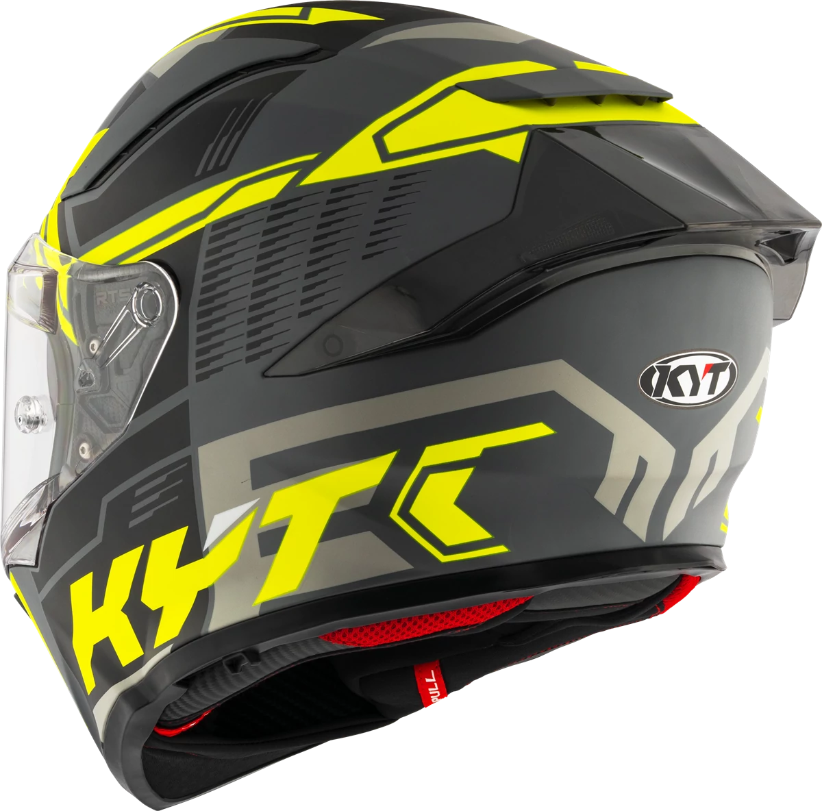 Kask motocyklowy KYT R2R OCTANE ŻÓŁTY MATT E06