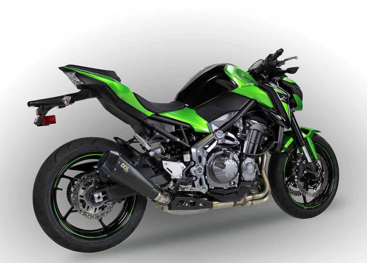 Tłumik IXIL KAWASAKI Z 900 92 kW 20-22 (ZR900F) typ RB (waga: 900g, długość: 230 mm., materiał: Inox AISI304, kolor: Black paint