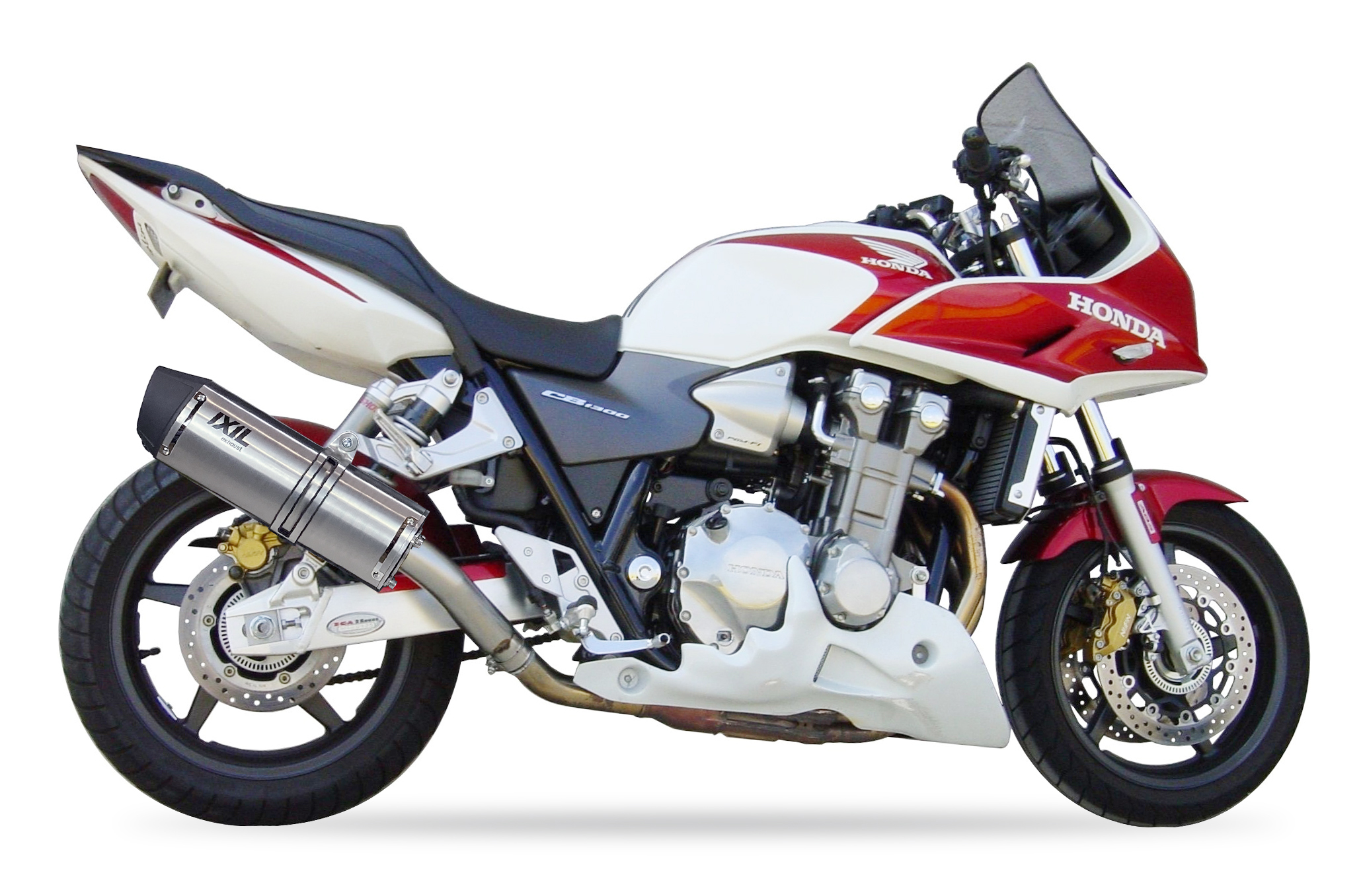 Tłumik IXIL HONDA CB 1300 S - CB 1300 SF 03-14 (SC54) typ SOVE (waga: 3000g, długość: 423 mm., materiał: Inox AISI304, kolor: Bl