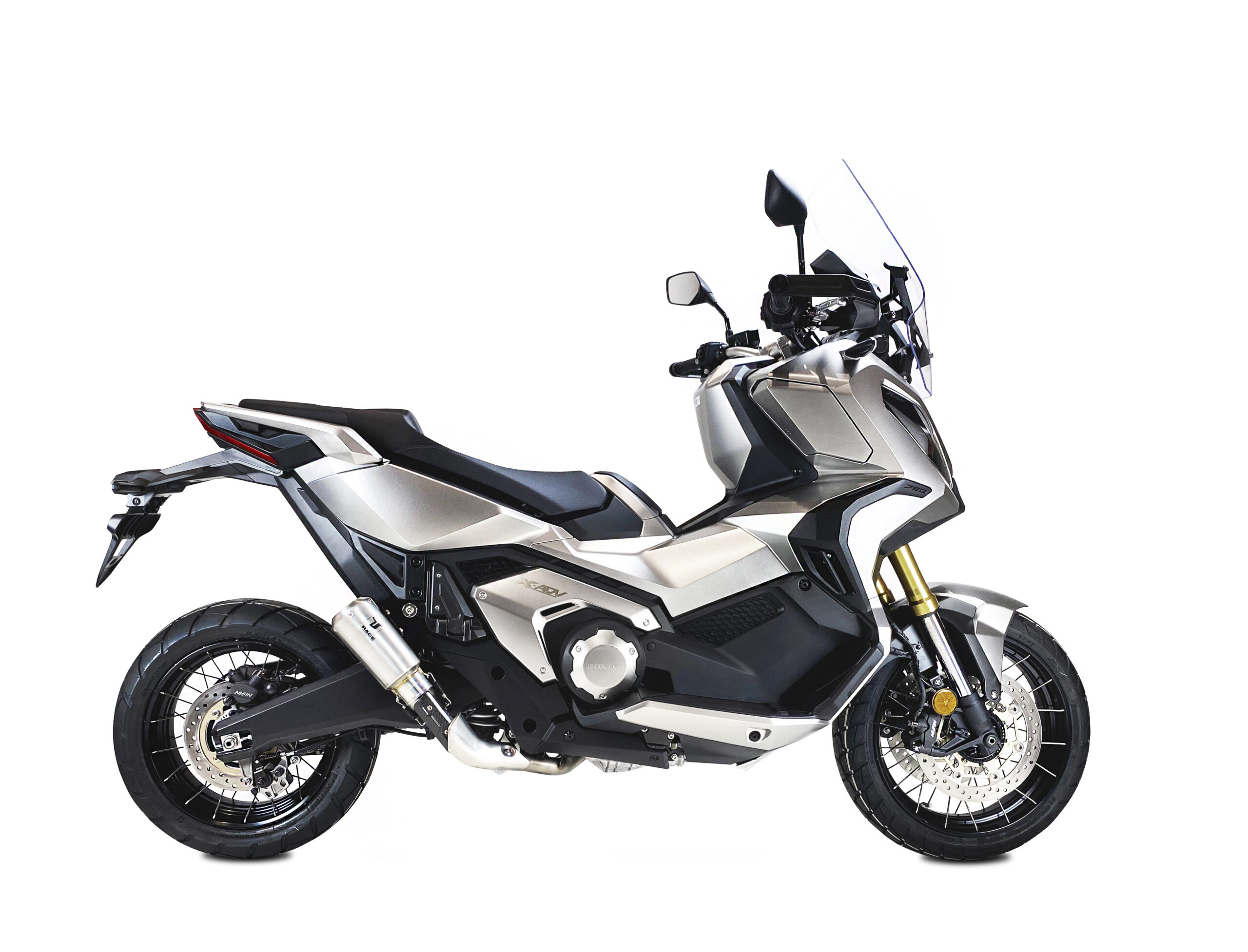Tłumik IXRACE HONDA FORZA 750 21-23 (RH11) typ MK2 MK2 SERIES INOX (Homologacja)