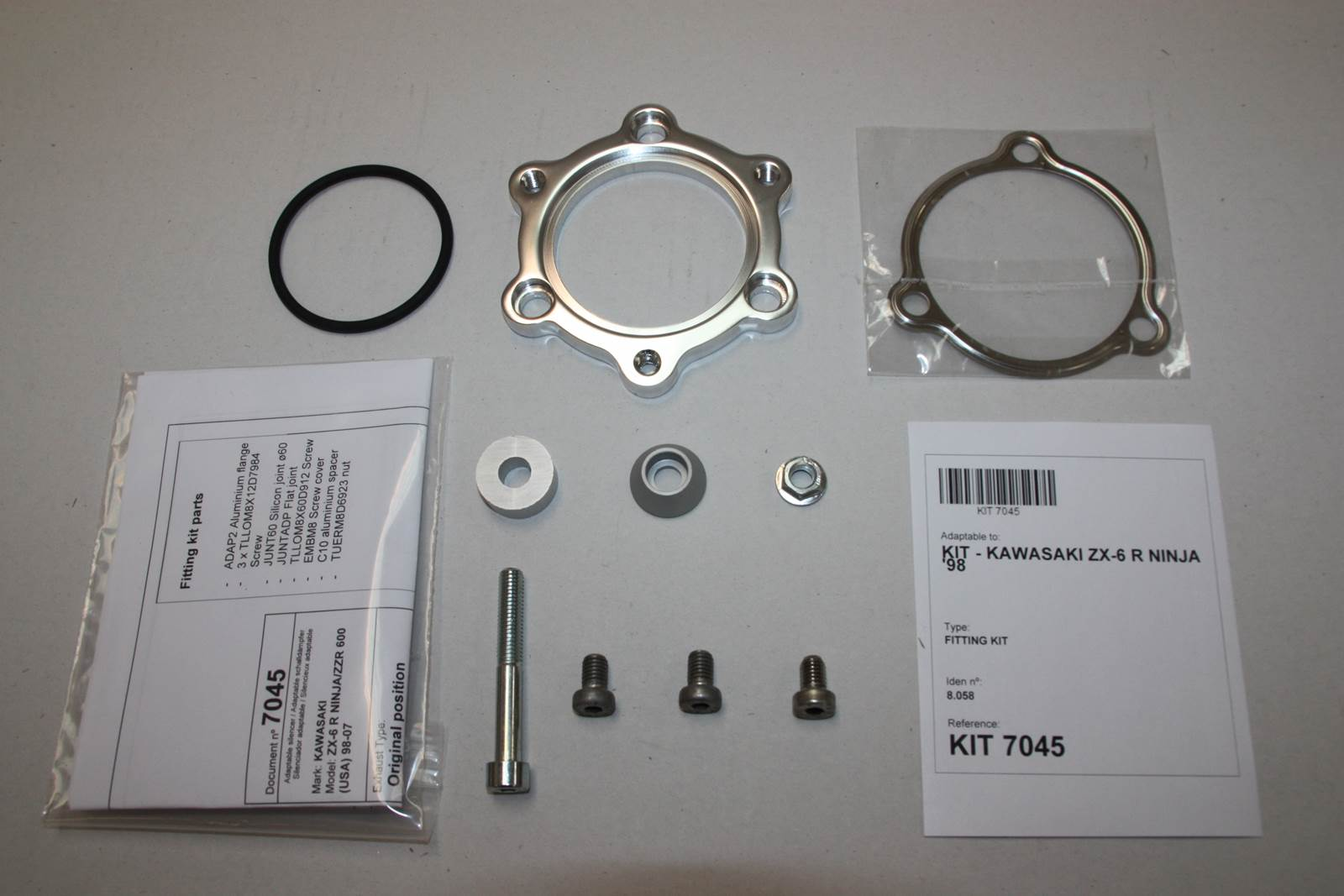 Tłumik IXIL KAWASAKI ZX 636 R 02 (ZX636A) typ SOVE (waga: 3000g, długość: 423 mm., materiał: Inox AISI304, kolor: Black painted)