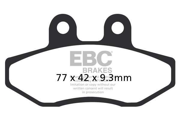 EBC Brakes Klocki hamulcowe EBC SFA393 skuterowe (kpl. na 1 tarcze)