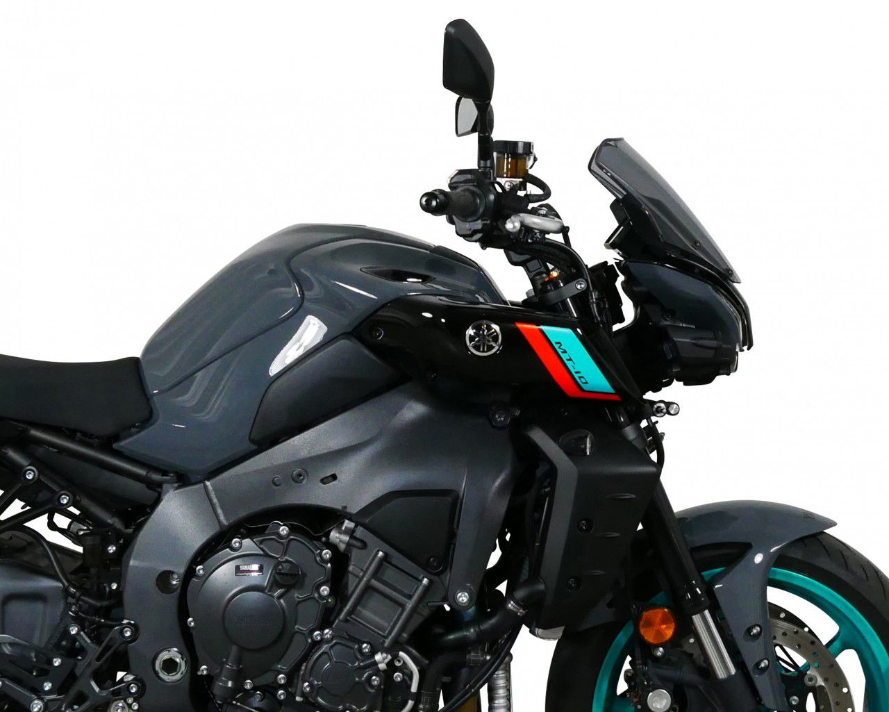 Szyba motocyklowa MRA YAMAHA MT-10 2022-, forma NRM, przyciemniana