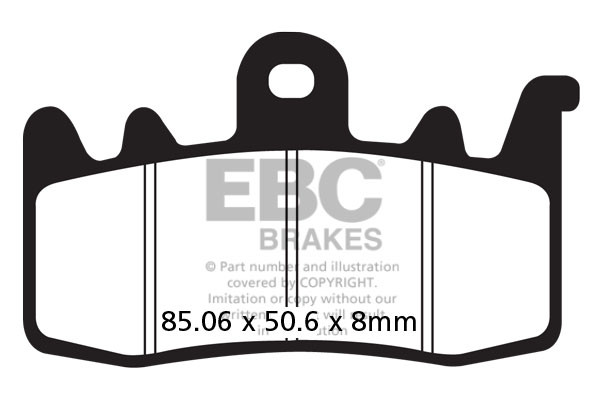 EBC Brakes Klocki hamulcowe EBC FA630HH wzmacniane (kpl. na 1 tarcze)