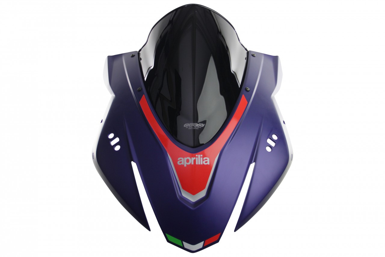 Szyba motocyklowa MRA APRILIA RSV 4 1100 FACTORY 2021-, forma R, czarna