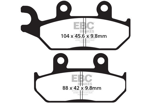 EBC Brakes Klocki hamulcowe EBC FA172TT (kpl. na 1 tarcze)