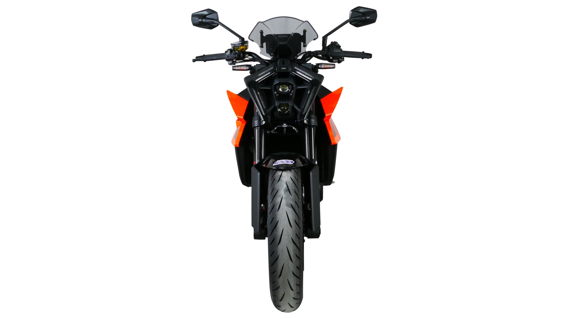Szyba motocyklowa MRA KTM DUKE 990 2024-, forma NSPM, przyciemniana