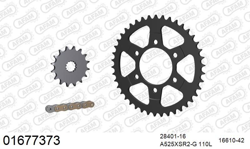 Zestaw napędowy AFAM do KAWASAKI Ninja ZX 7 RR N1,N2,N,N