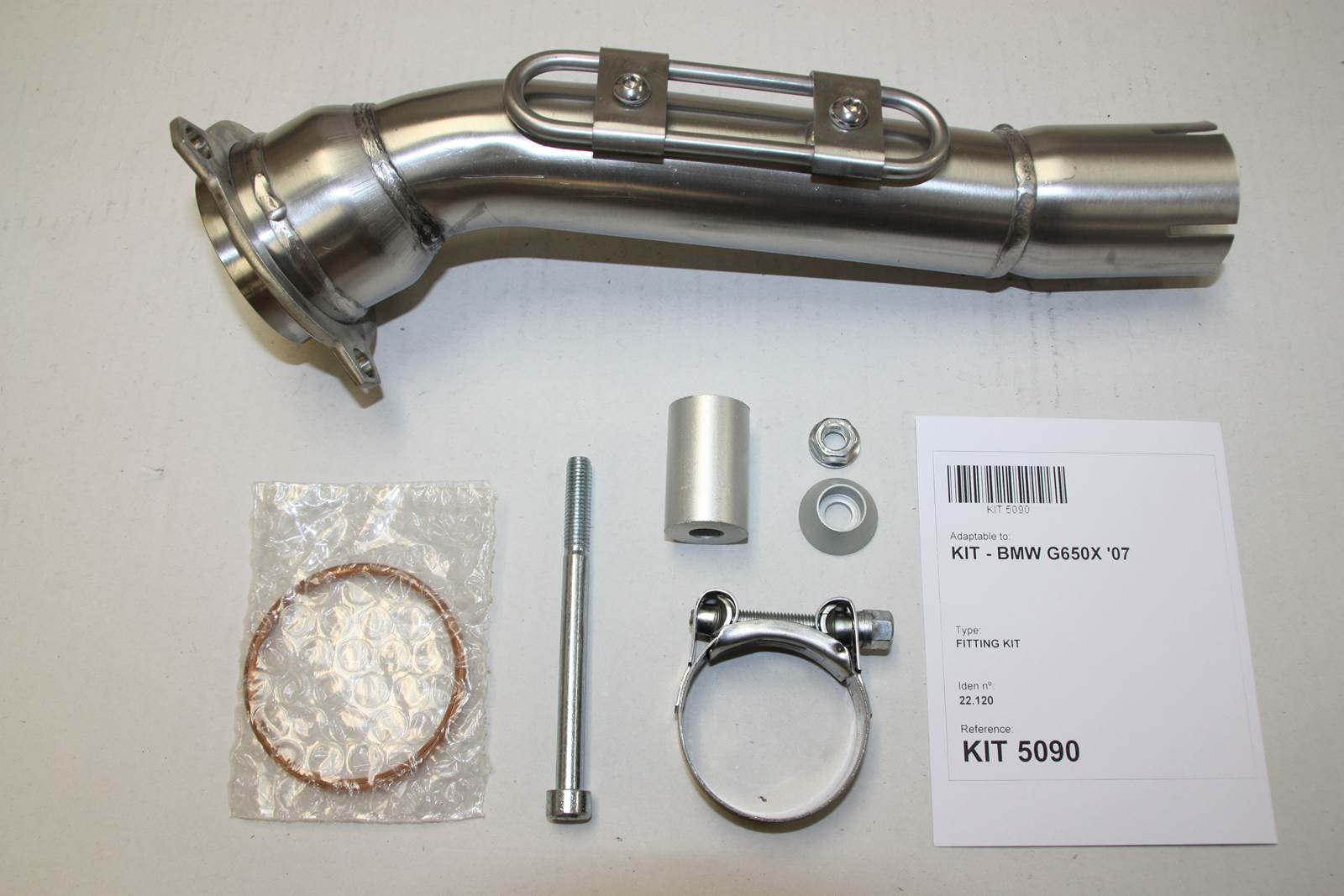 Tłumik IXIL BMW G 650 X-CHALLENGE 07-09 (EGSX) typ SOVE (waga: 3000g, długość: 423 mm., materiał: Inox AISI304, kolor: Black pai