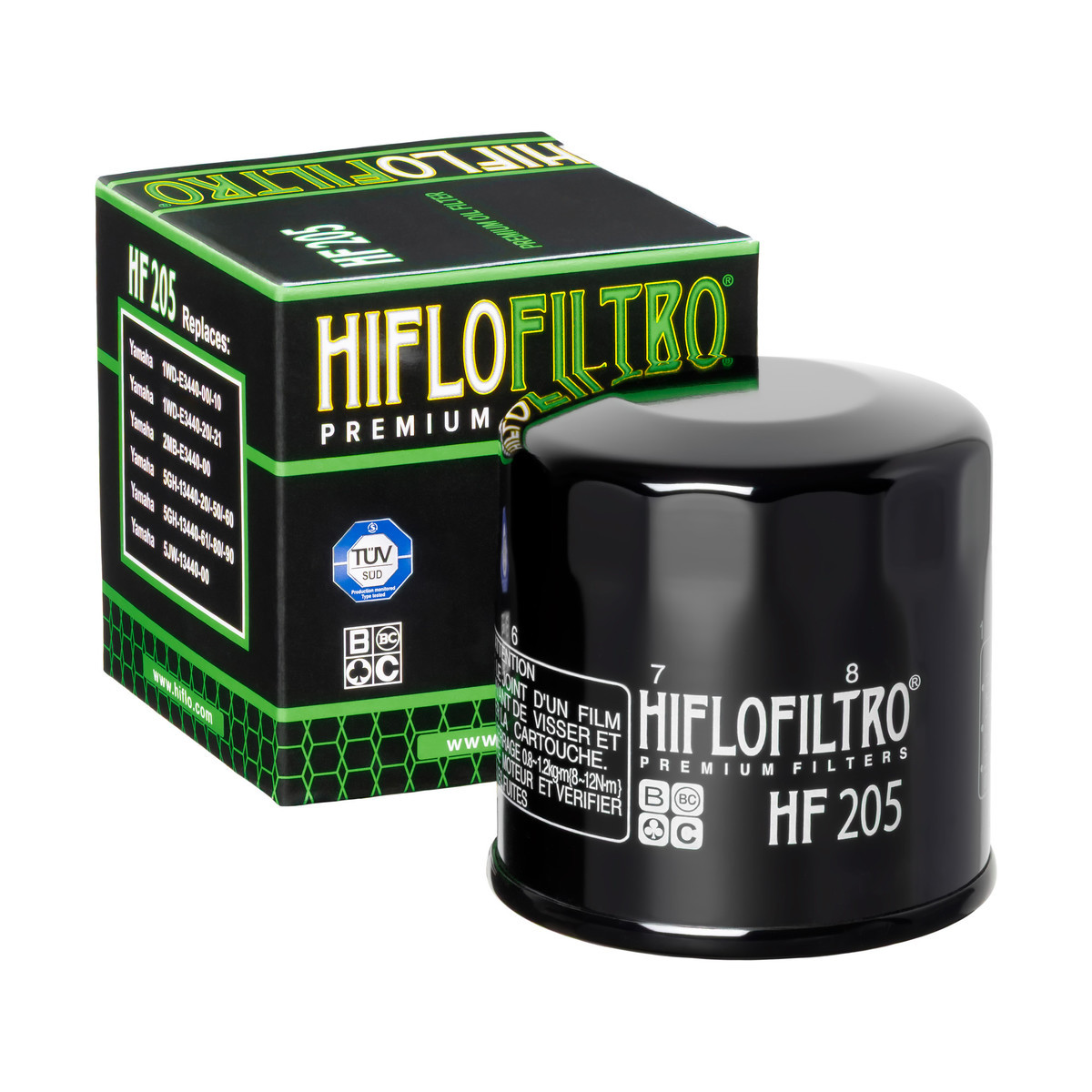 FILTR OLEJU HIFLO HF205 YAMAHA R1 R6 MT-09 TENERE 700 KODIAK GRIZZLY 450/700