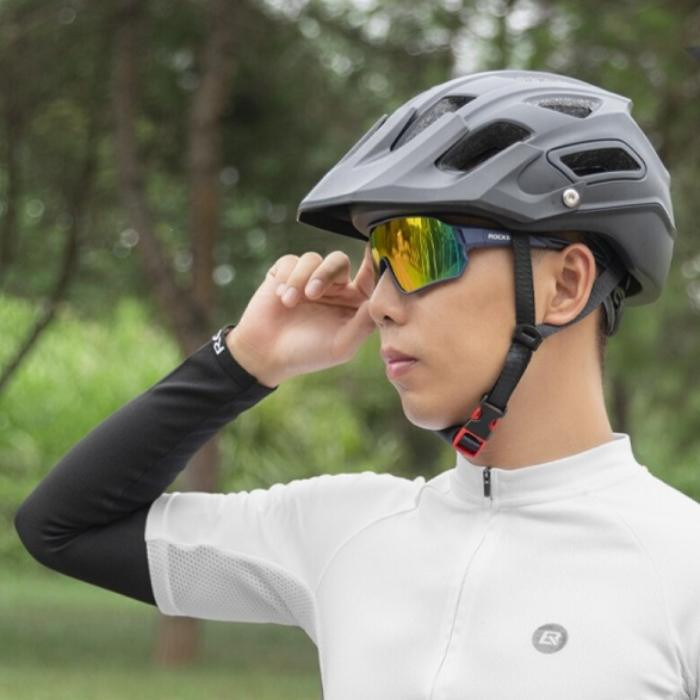 Okulary rowerowe / sportowe z polaryzacją ROCKBROS UV400 (10134) niebieskie