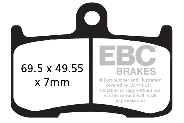 EBC Brakes Klocki hamulcowe EBC GPFAX347HH torowe/profesjonalne (kpl. na 1 tarcze)